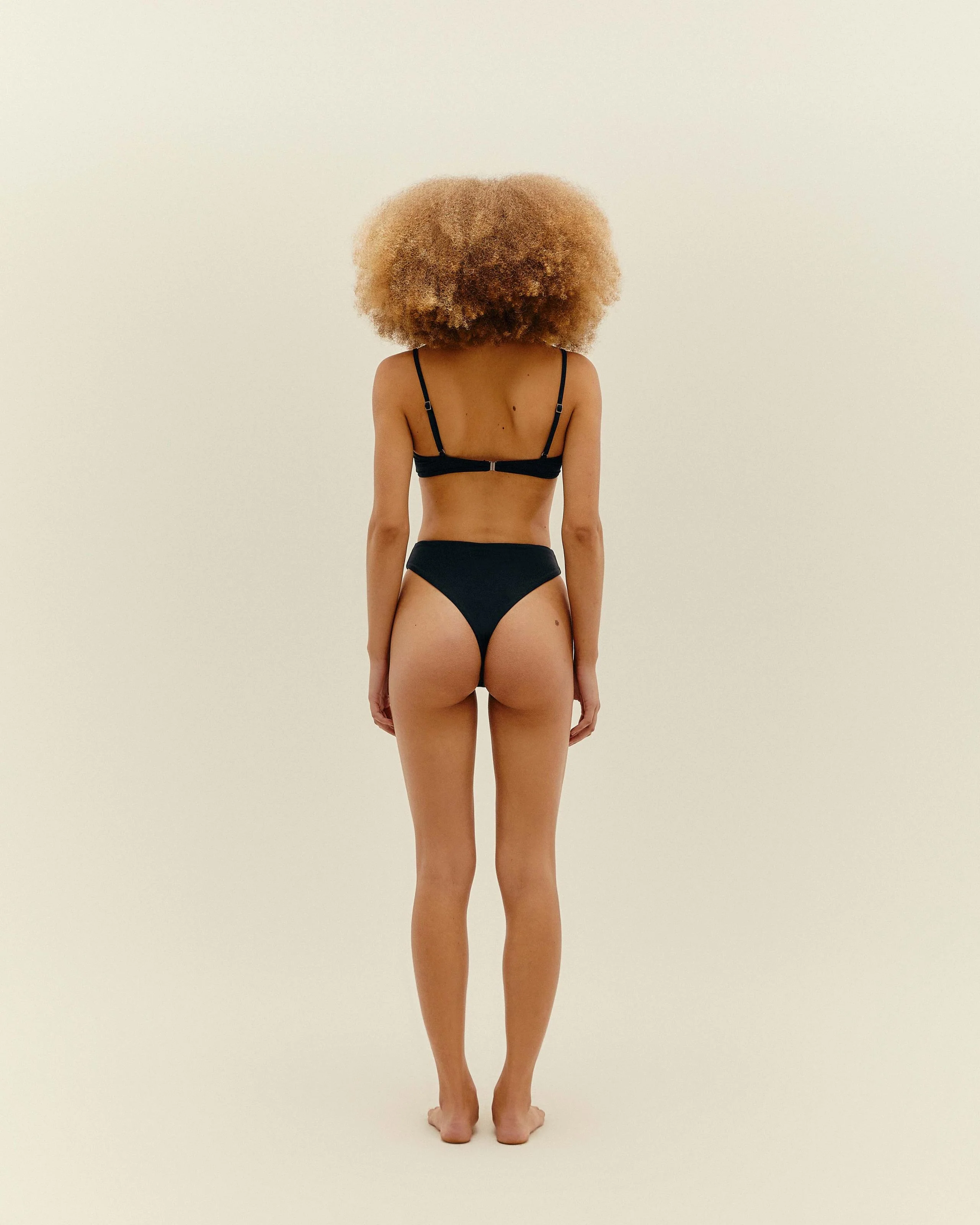PIPING HOTPANTS BLACK - Image 3