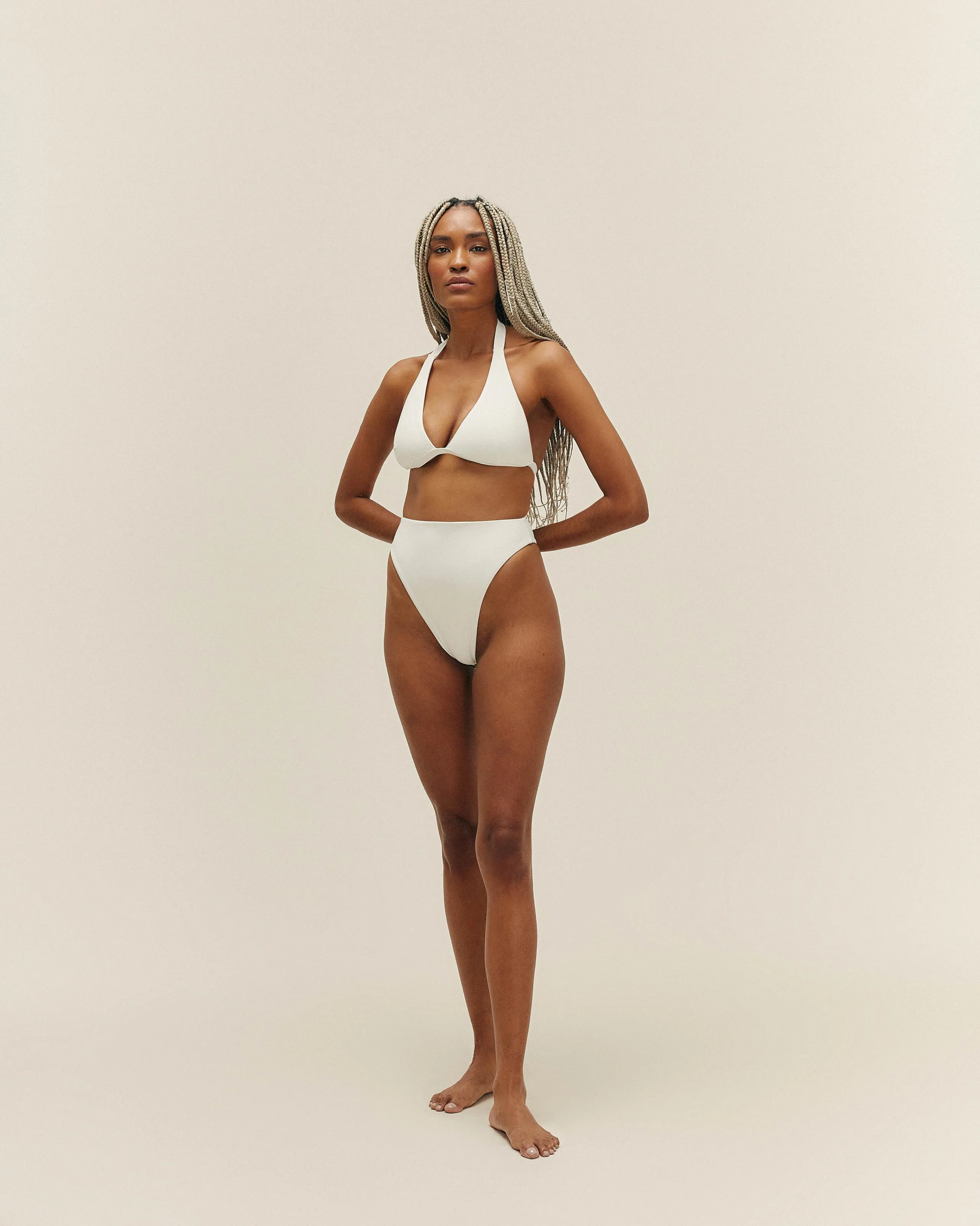 PIPING HOTPANTS OFF-WHITE