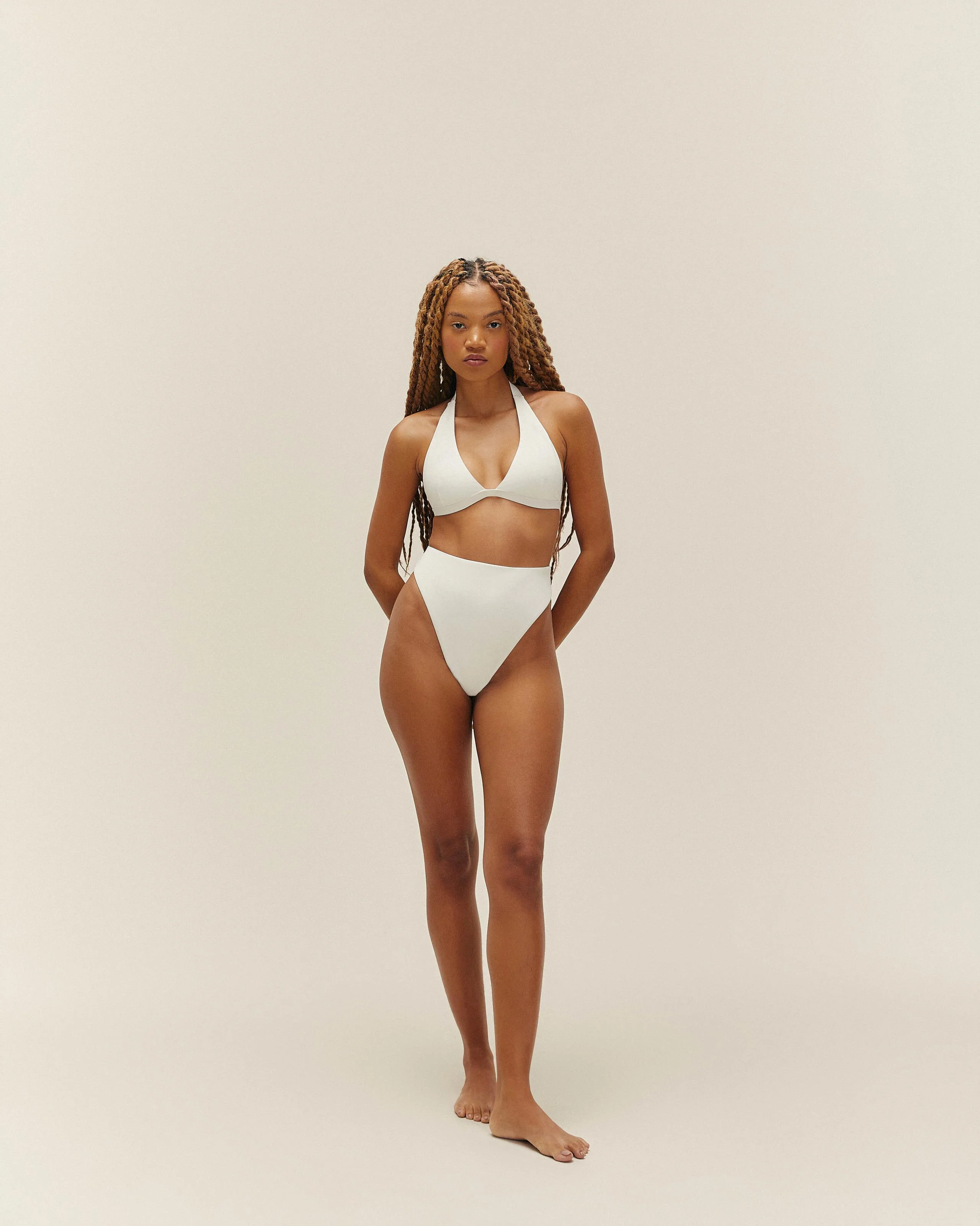 PIPING HOTPANTS OFF-WHITE - Image 5
