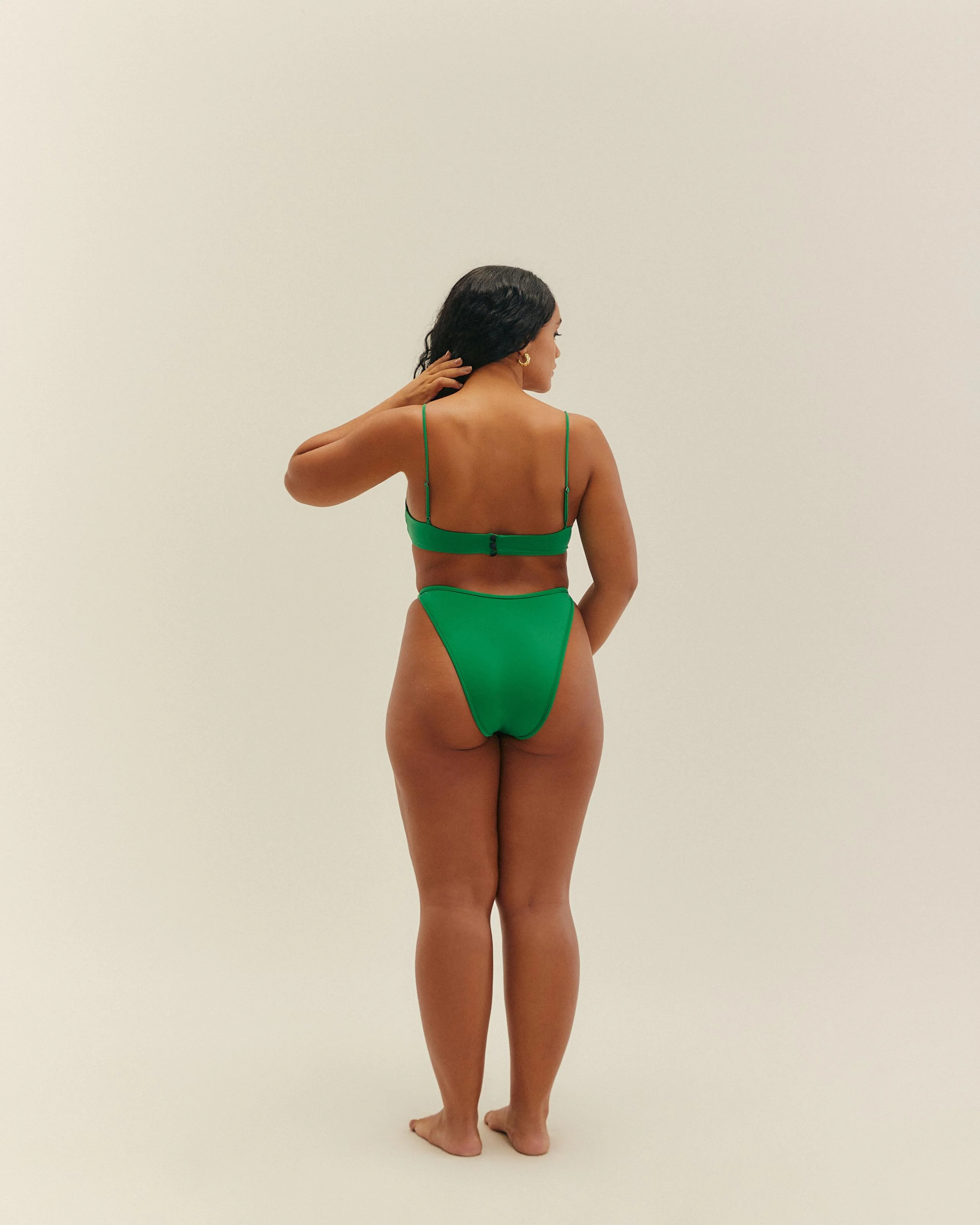 PIPPING HOTPANTS DIGITAL GREEN - Image 3