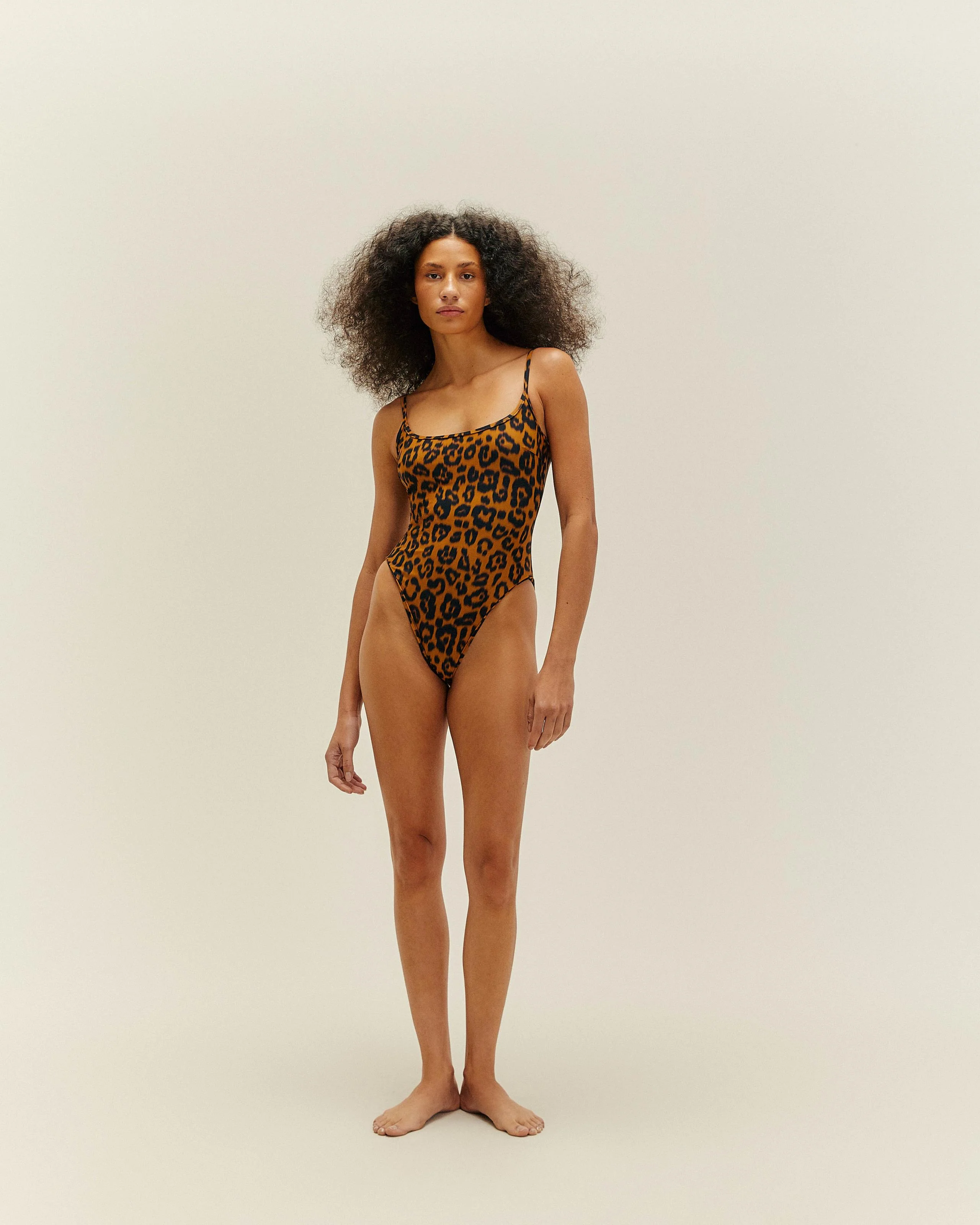 PIPPING THIDU SWINSUIT BLURRED JAGUAR