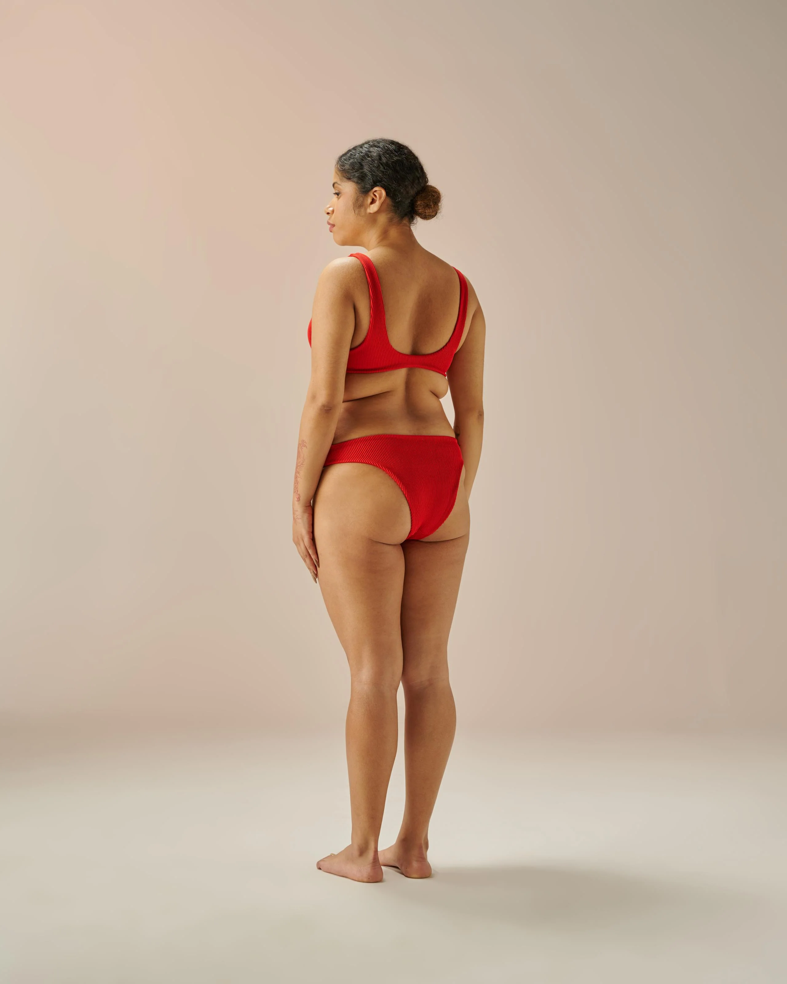RIBBED BASIC BOTTOM RED SHIFT - Image 6