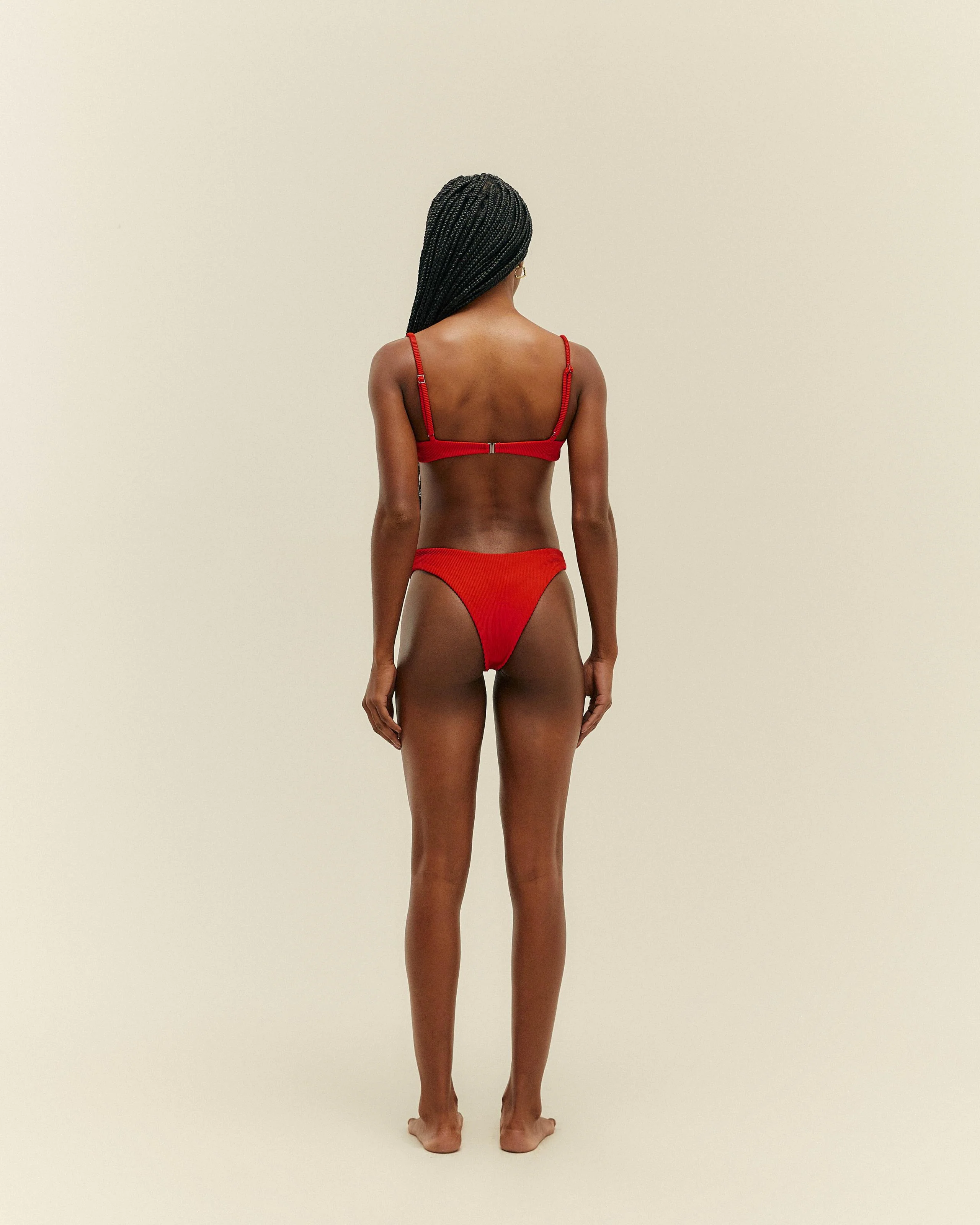 RIBBED MIA TOP RED SHIFT - Image 2