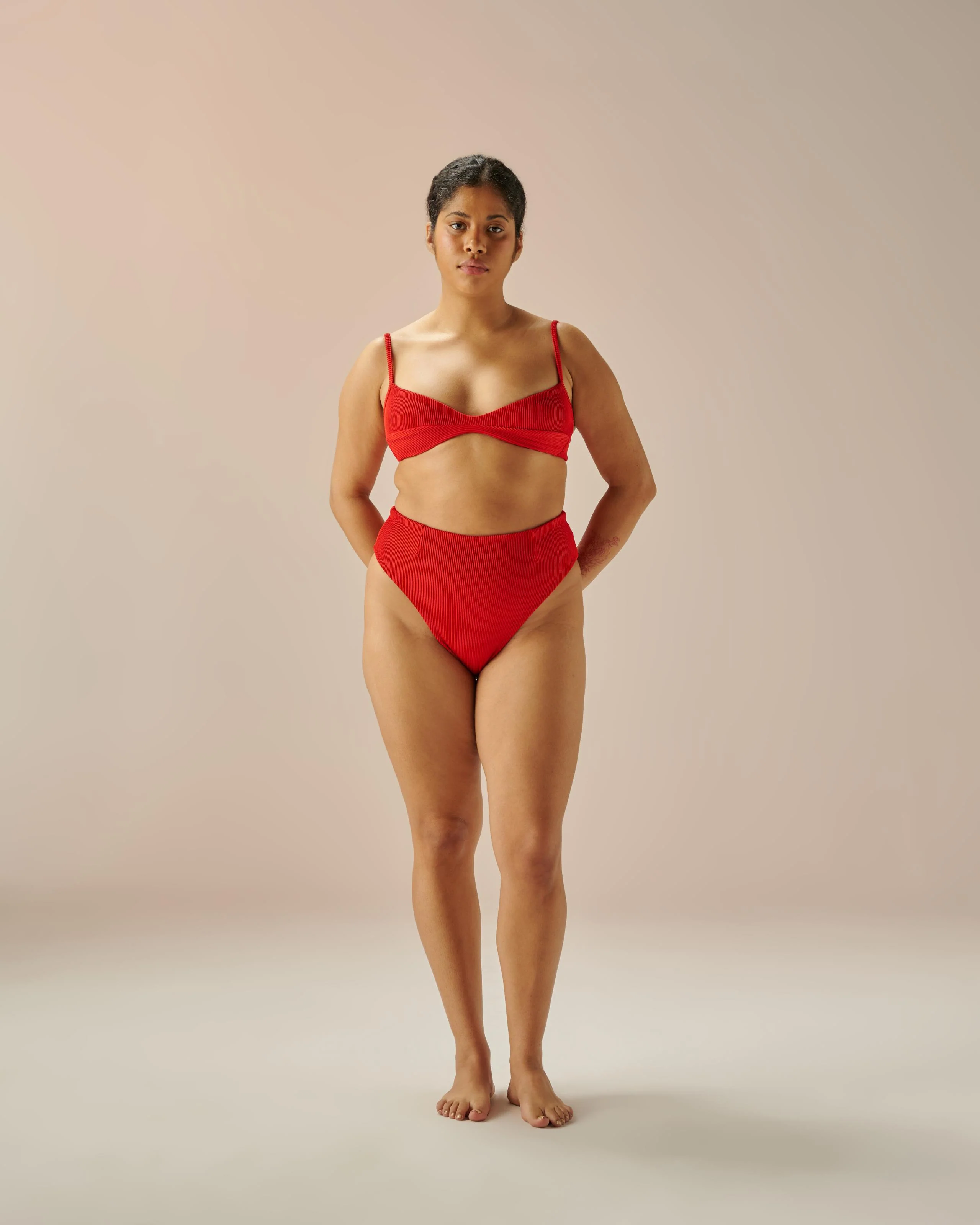 RIBBED MONICA TOP RED SHIFT - Image 9