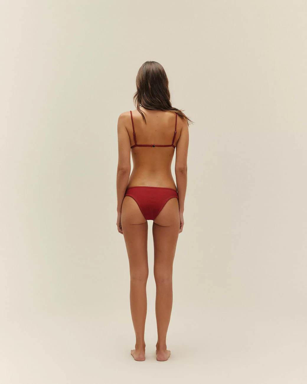 RIBBED OLIVIA TOP BORDEAUX - Image 2