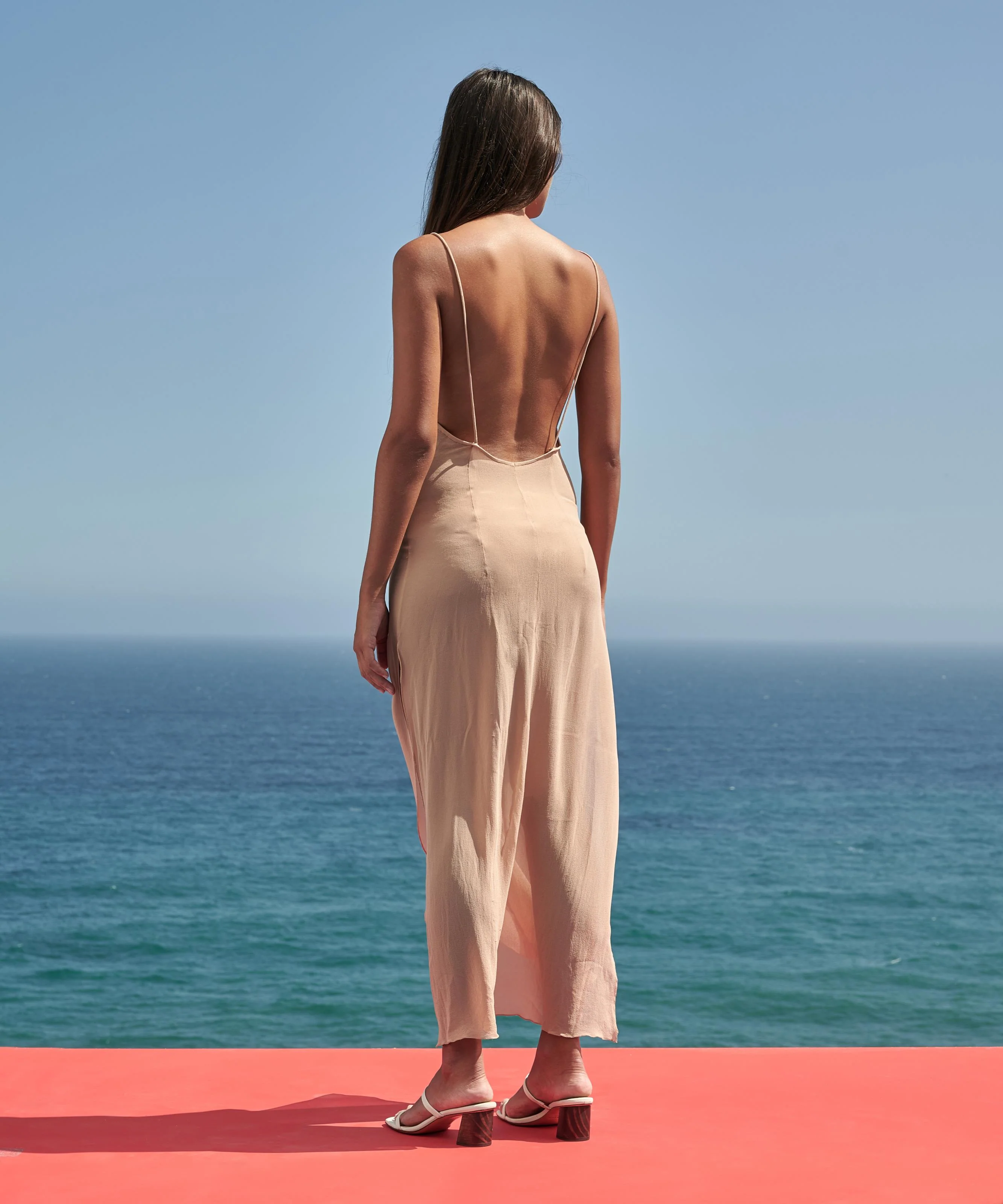 .STRAP DRESS CUBAN SAND - Image 3