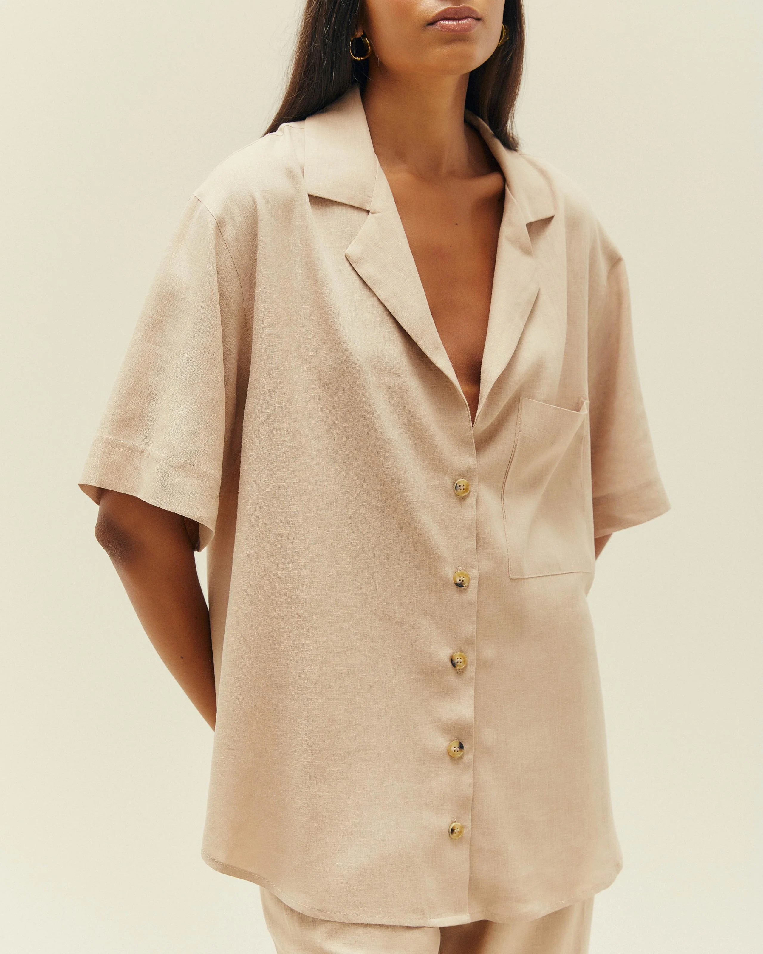 THIAGO SHIRT BEIGE - Image 4