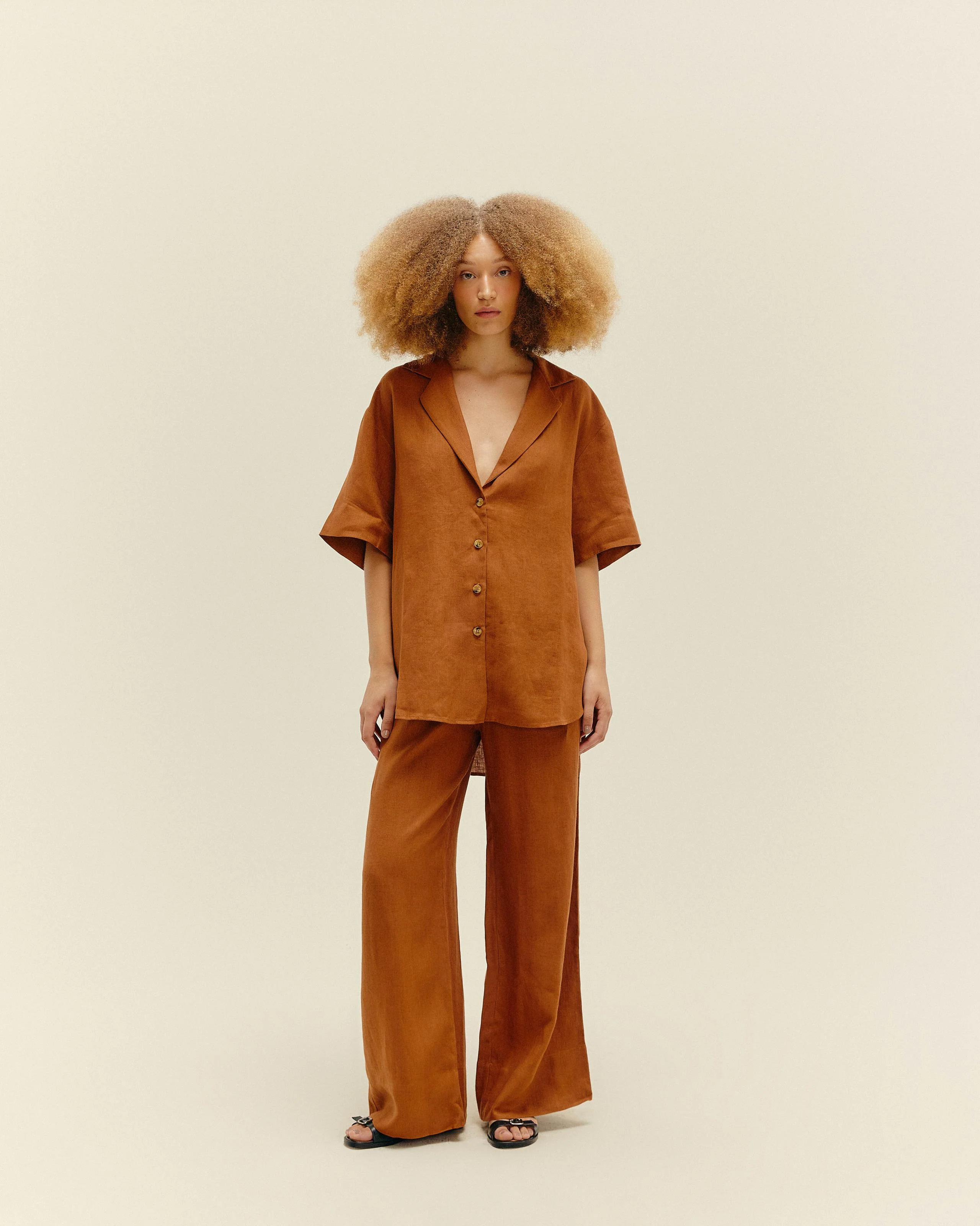 THIAGO SHIRT MID BROWN - Image 2