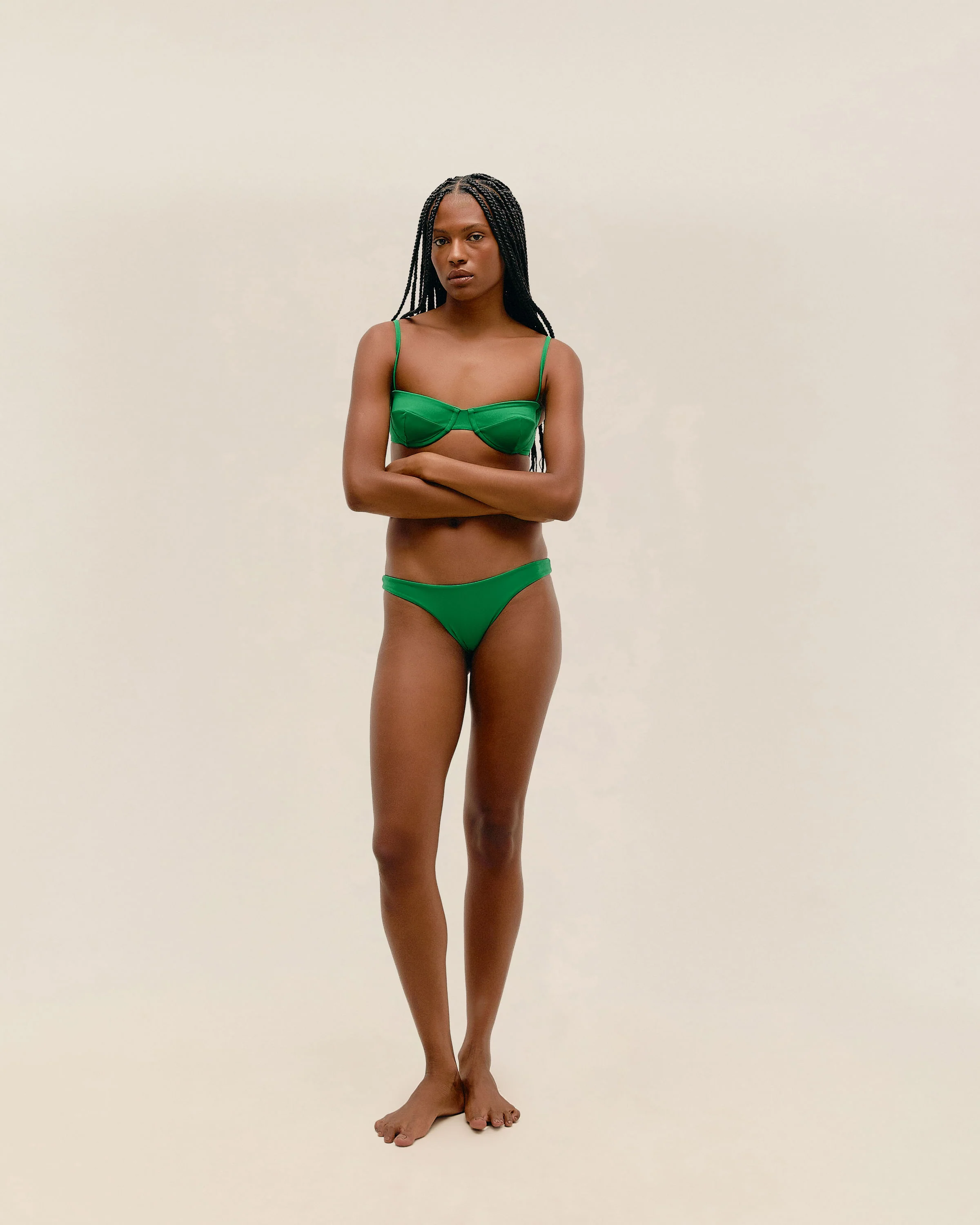 THIN BASIC BOTTOM VINTAGE GREEN