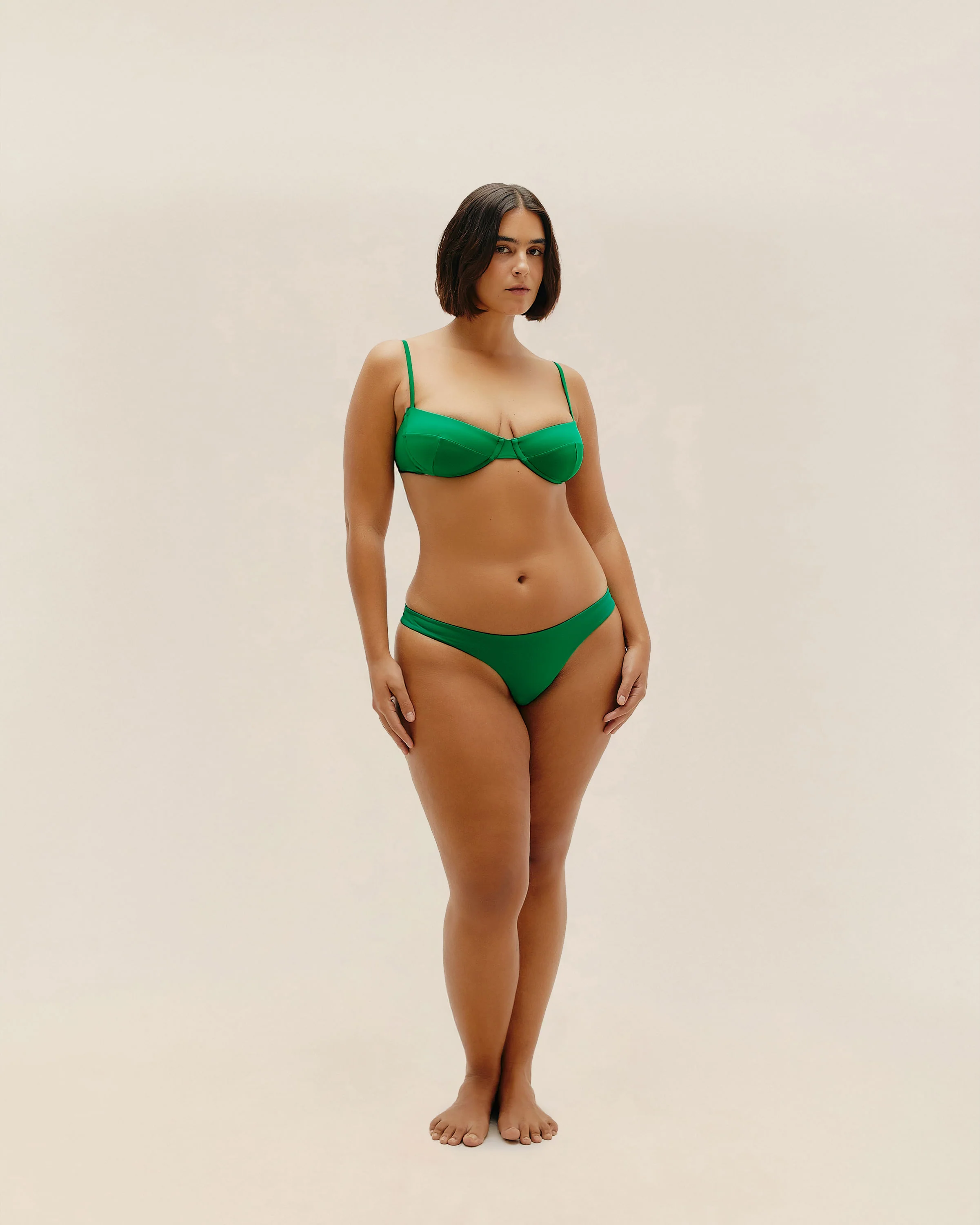 THIN BASIC BOTTOM VINTAGE GREEN - Image 2