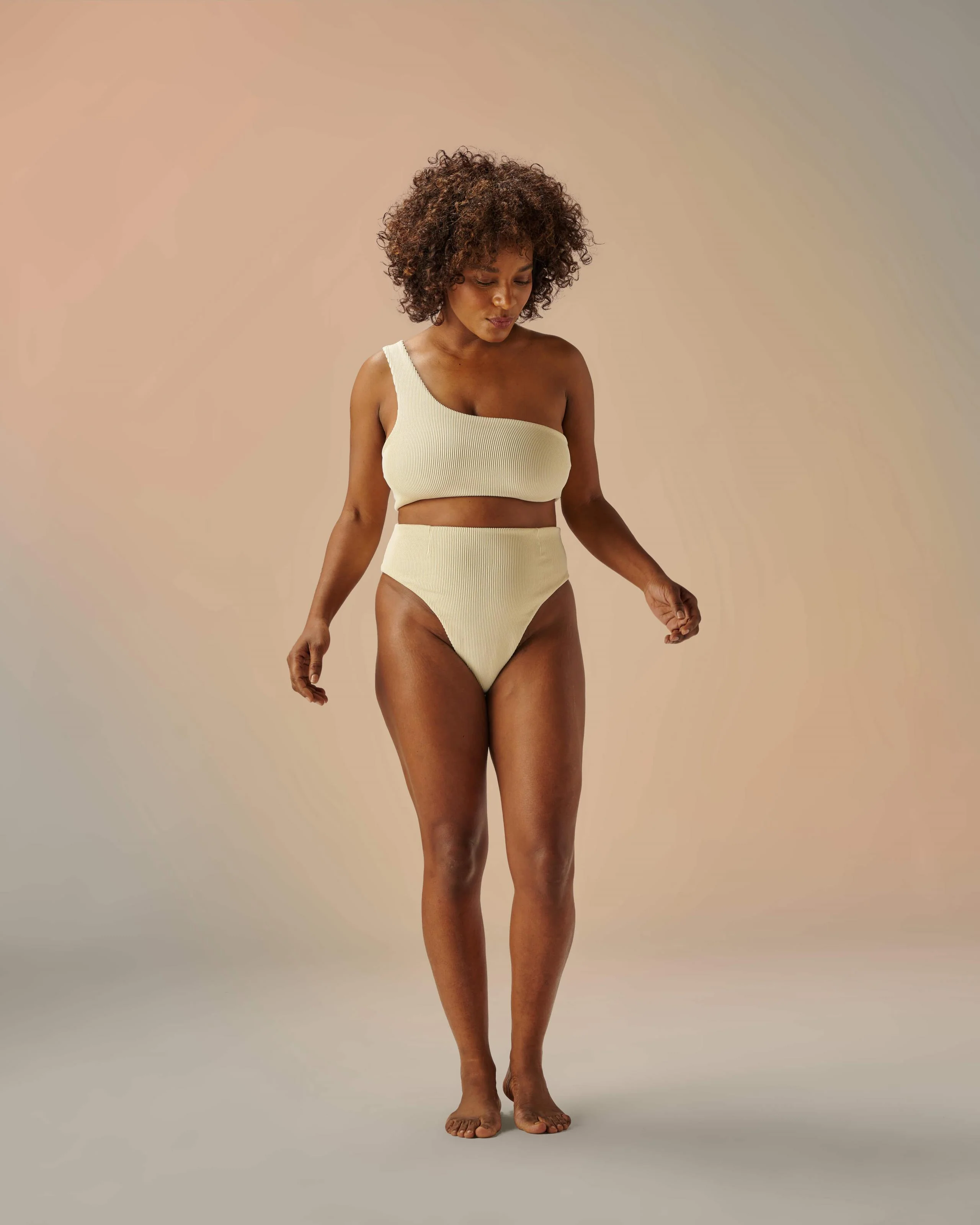 TOP PERLIN NERVURA WHITE CLAY
