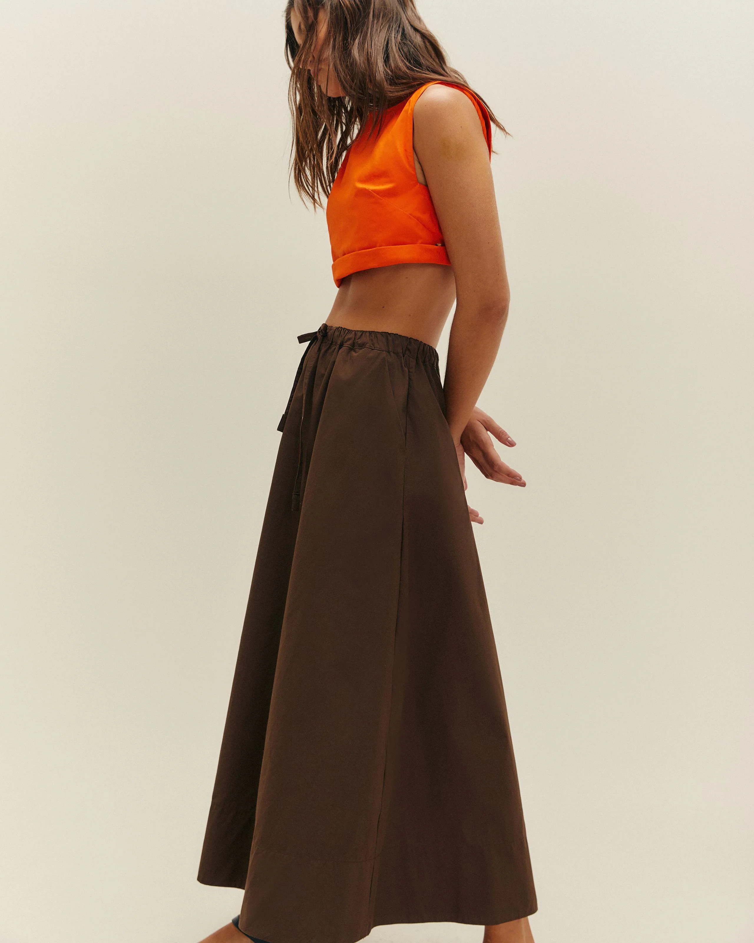 VANESSA SKIRT BRAUNA BROWN - Image 4