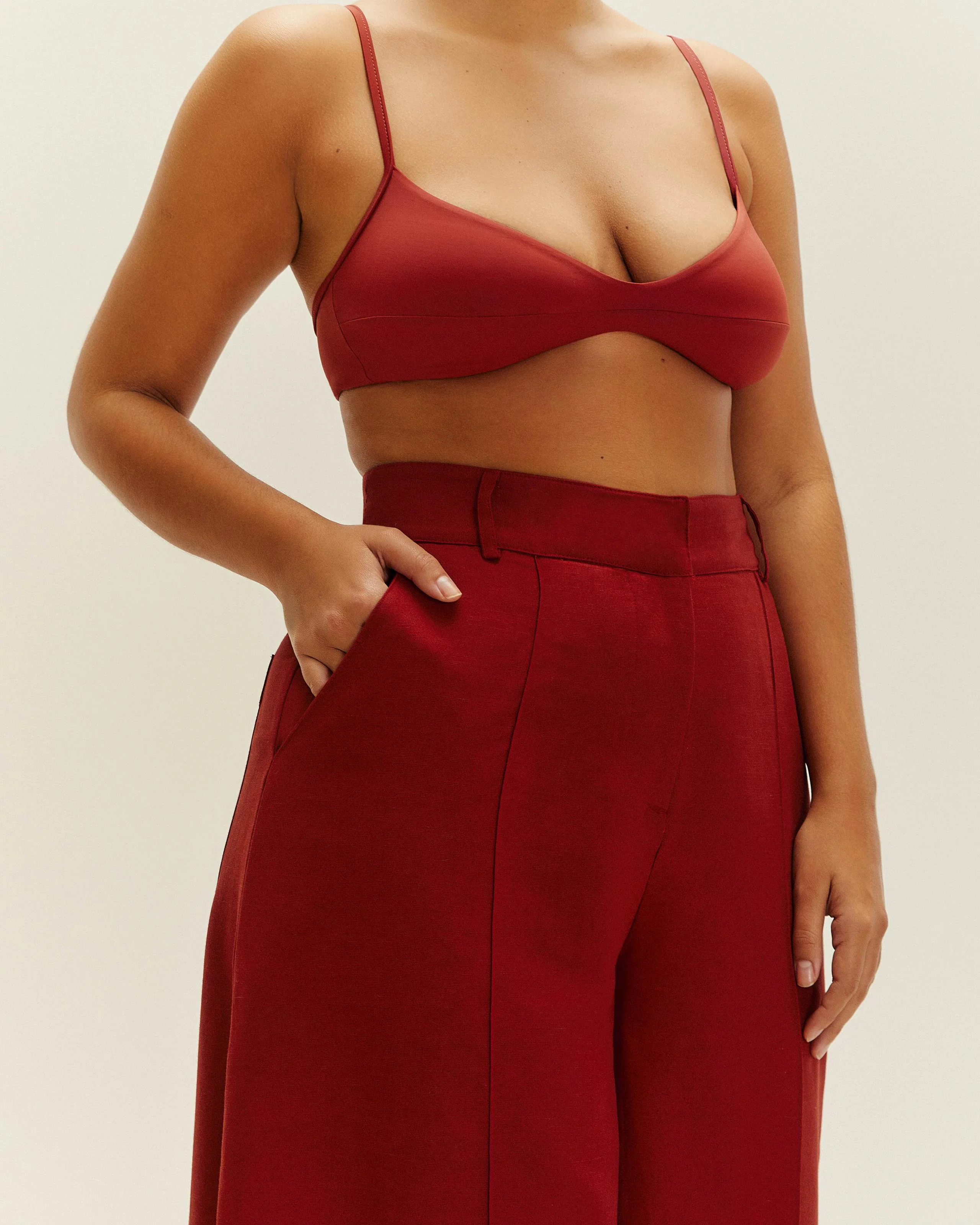 VERENA PANTS BORDEAUX - Image 4