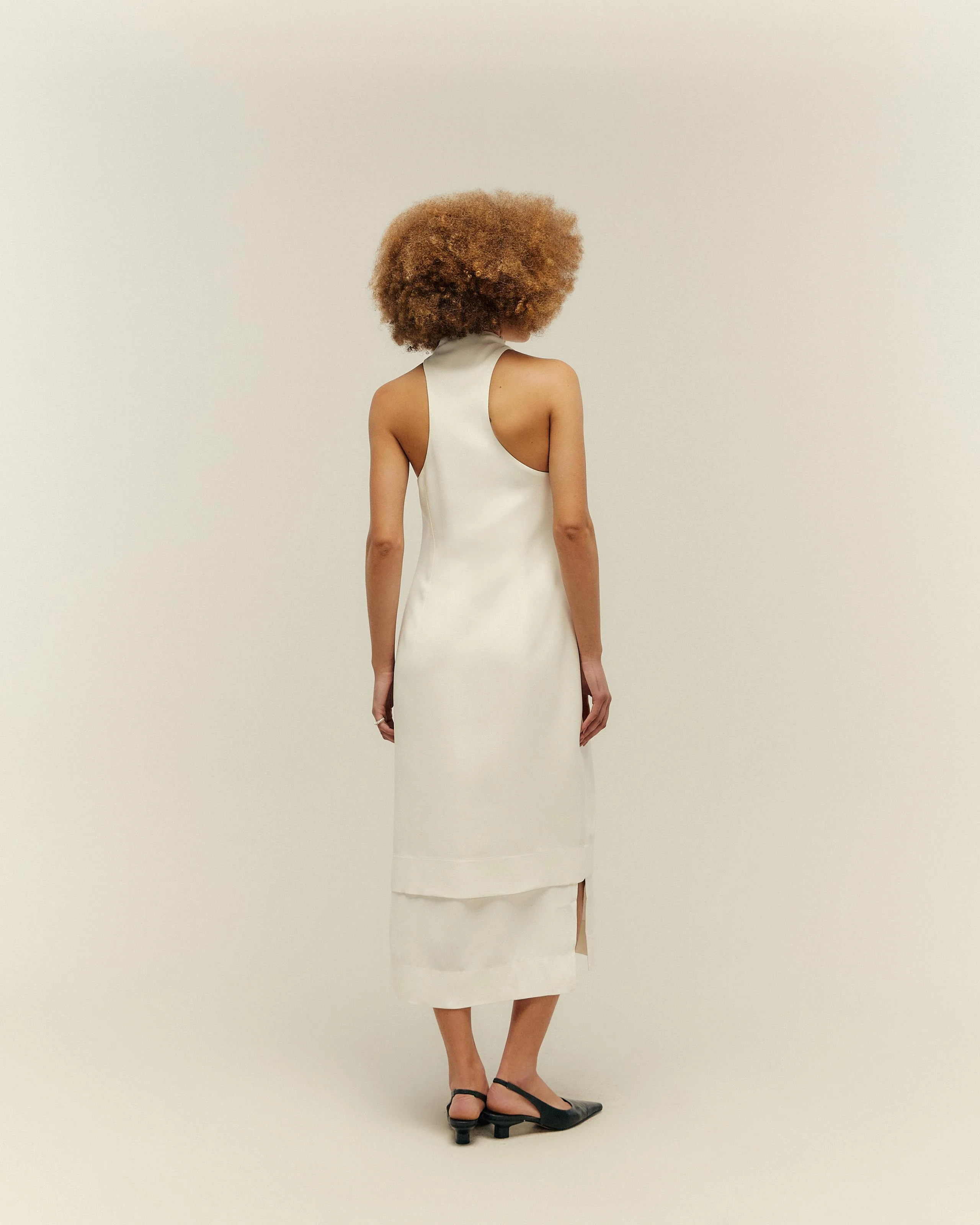 WILAIZE DRESS OFF-WHITE - Image 2